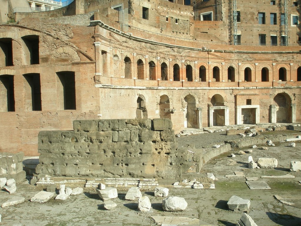 PB280556 Trajan's Market Shops by Tom Payne