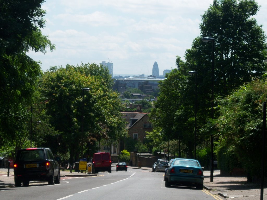 Crouch Hill, south side by phil the fish