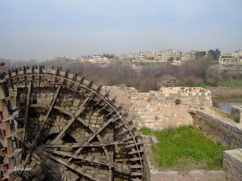 Hama City Norias by Aleppean Photographers