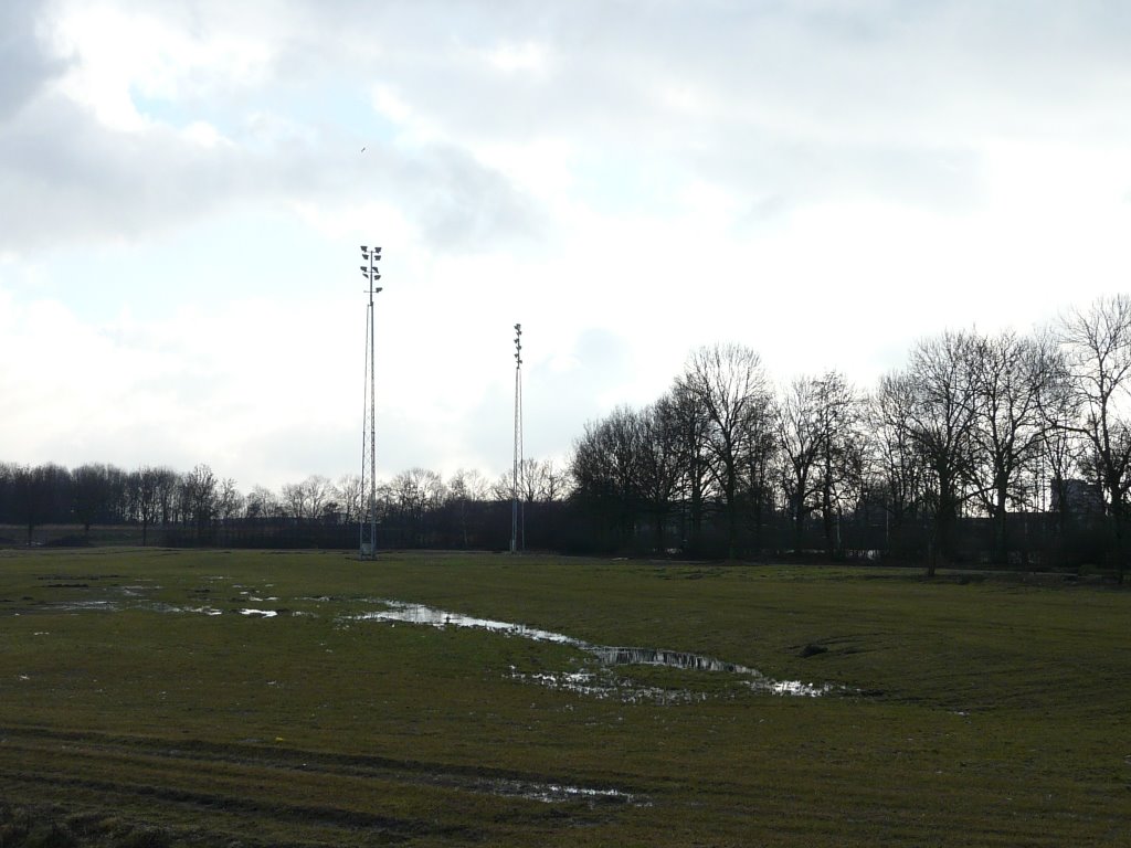 Omgeving Vredenburg Leidsche Rijn nabij J.C. Verthorenpad, zicht op zuiden, Utrecht by David Jimmink