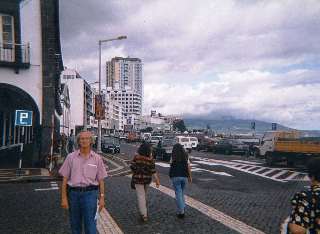 Main Avenida in Ponta Delgada by andrzej polak