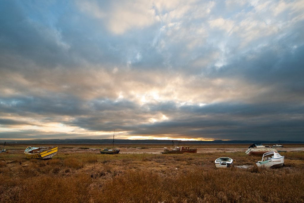 Dee estuary near Heswall by Annicnova