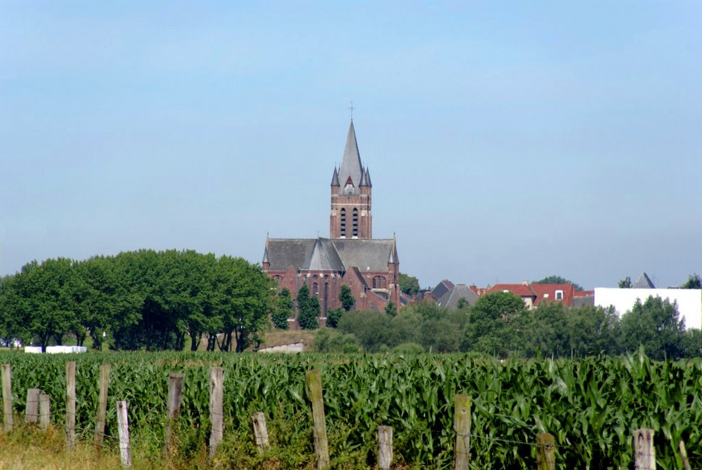 De St.-Martinuskerk te Avelgem by wthooft