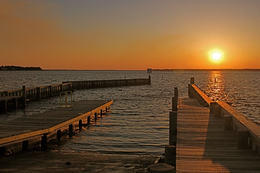 Boat ramp before Harkers Island by ocracokewaves