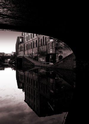 Canal at Camden Lock by vespasean