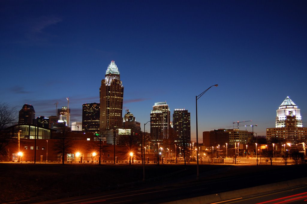 Charlotte Skyline by JamesWillamor