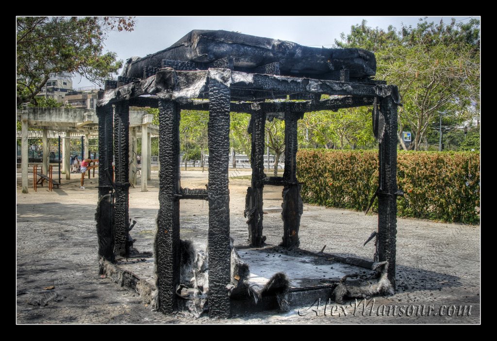 Bandstand Burned by Alex Mansour