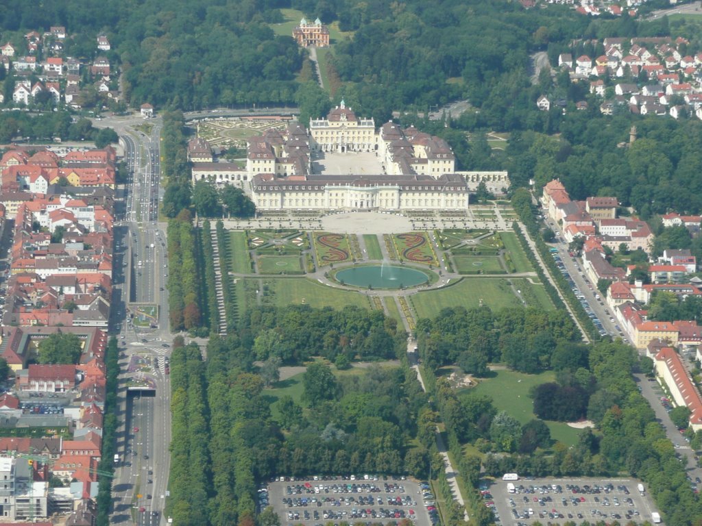 Luftaufnahme, Residenzschloss Ludwigsburg by Schnups