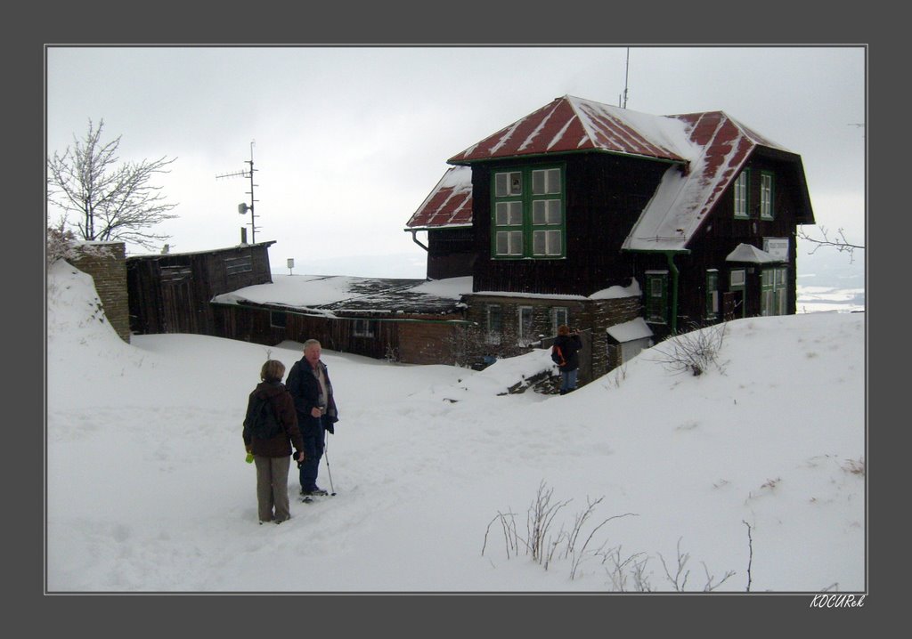 Chata na Velkém Javorníku (The cottage on the top of Velký Javorník) by Vladimír Kocurek