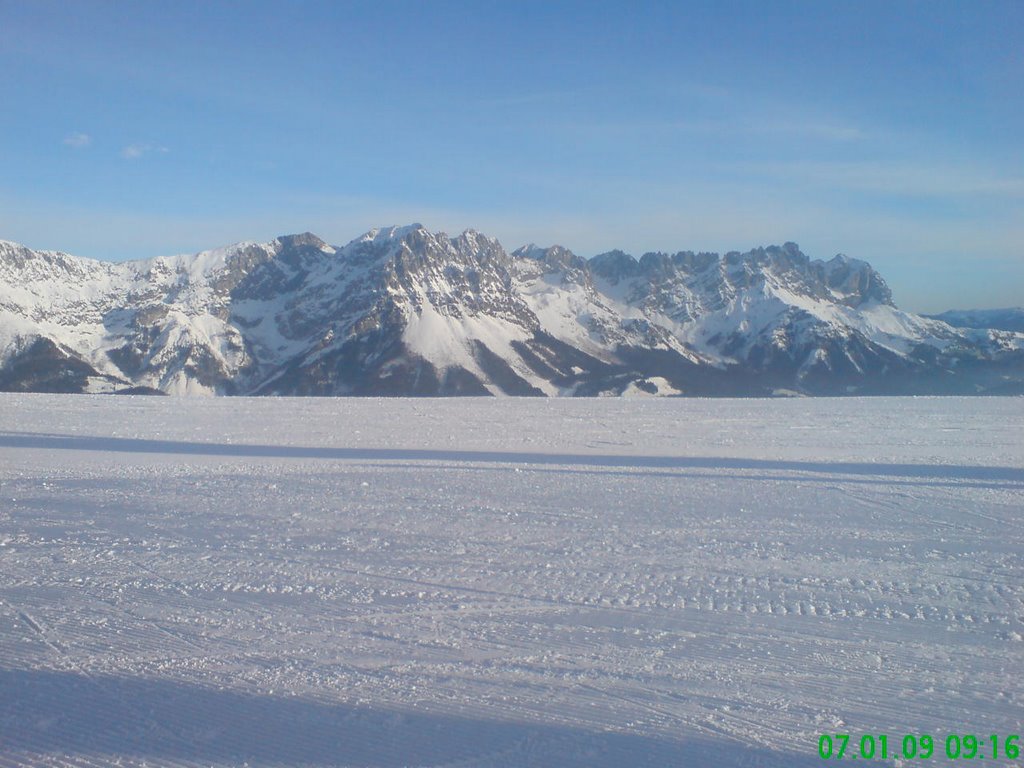 Wilder kaiser gesehn aus vom brandstadl by EDDY