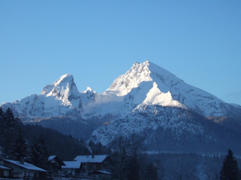 Mountain wiew from Waldluft establisment -5 Jan. 2008 by adutza01