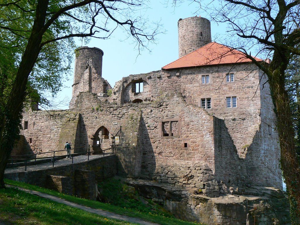 Burg Hanstein Burgtor by Wolfgang Spillner