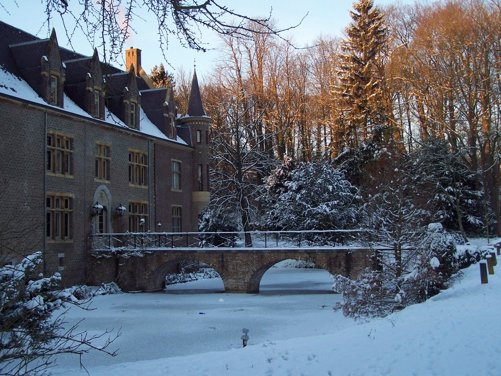 Winter rondom kasteel Terworm by W Klinkenberg