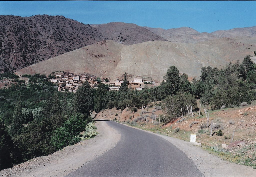 Morocco, berber village in the Atlas mountains by thepan27