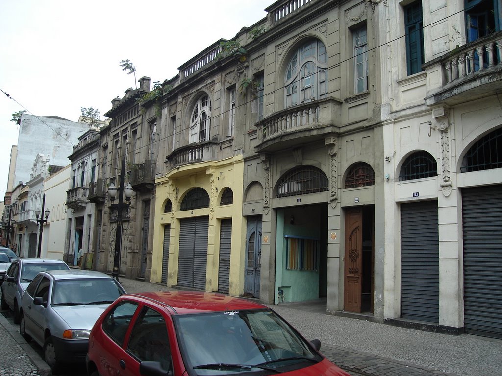 Casarões da Rua Do Comércio/Santos/SP by j carlos de c. silva