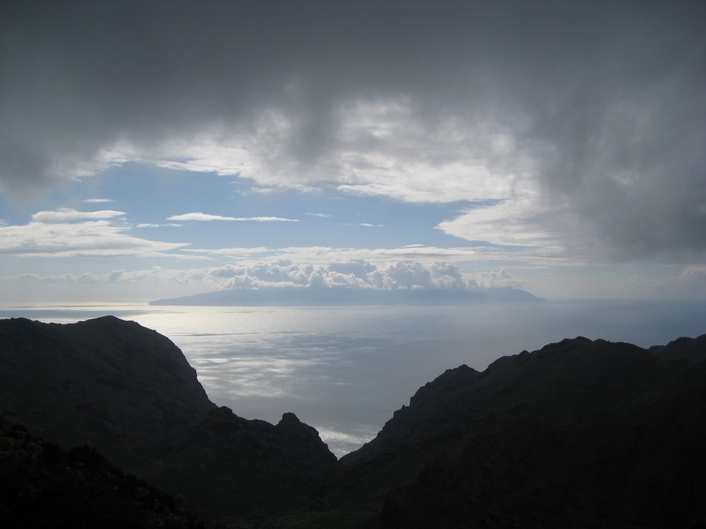 La Gomera from upon the lost city of Masca by Syke