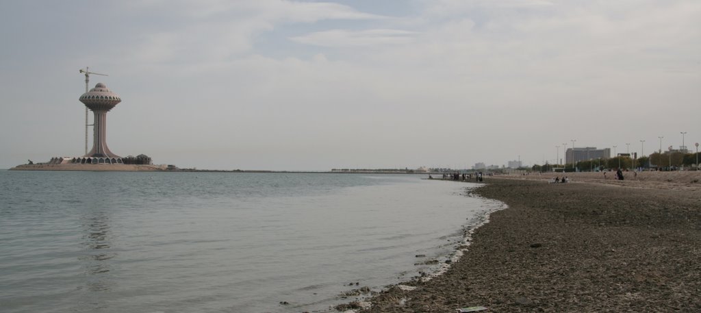 The tower of Khobar beach by luweb