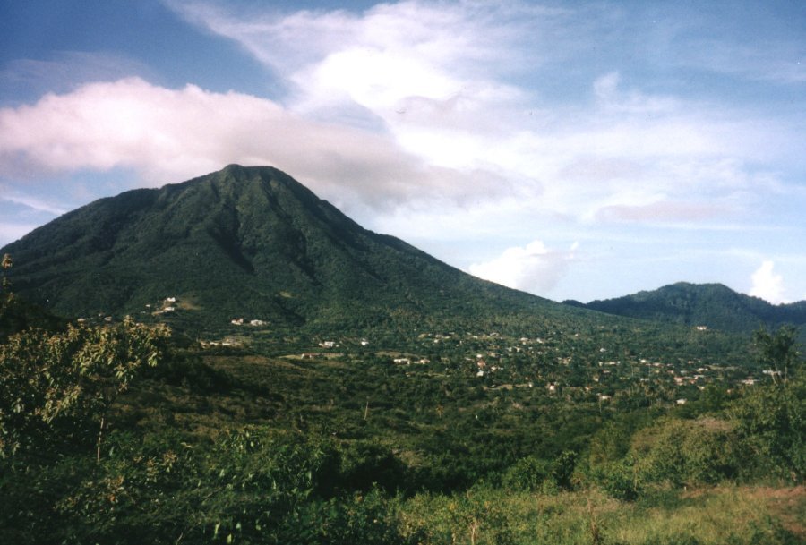 Looking NE, Nevis, W.I. by ericyealland