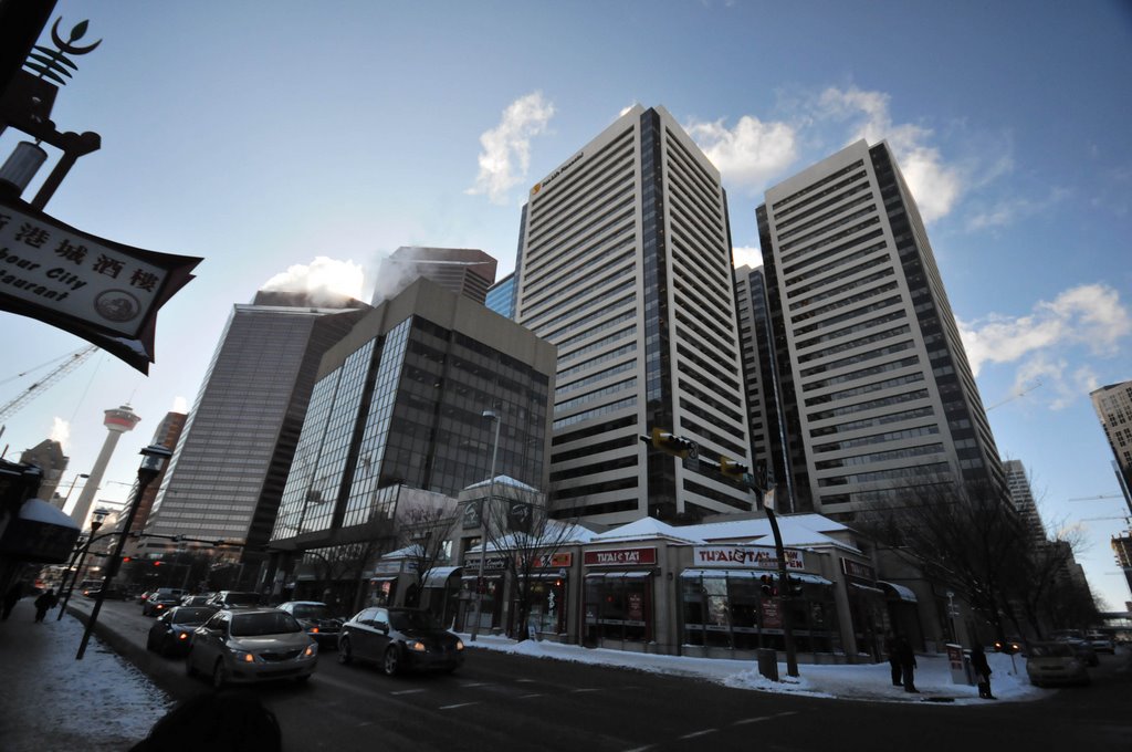 Downtown Commercial, Calgary, AB, Canada by Salvajillo