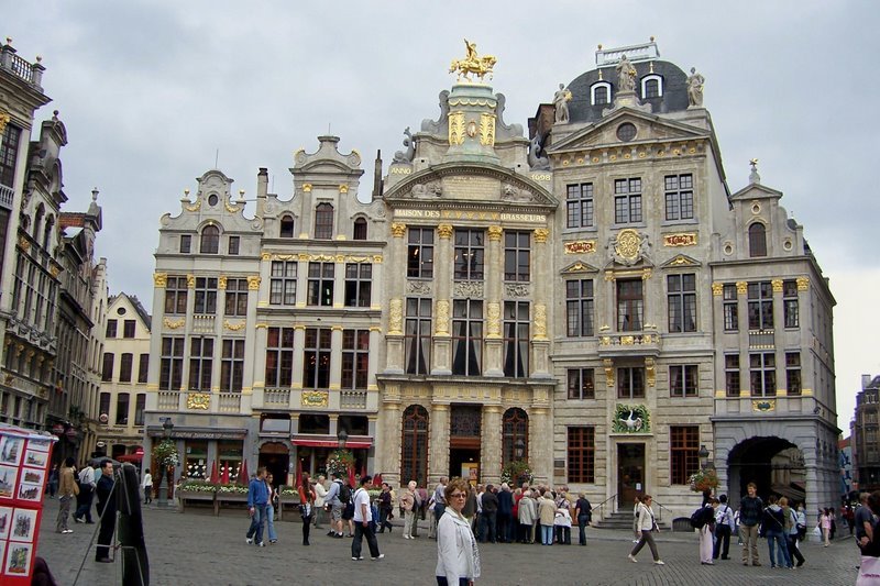 Brussel, grote markt (brouwershuis) by © Jos Van de Velde