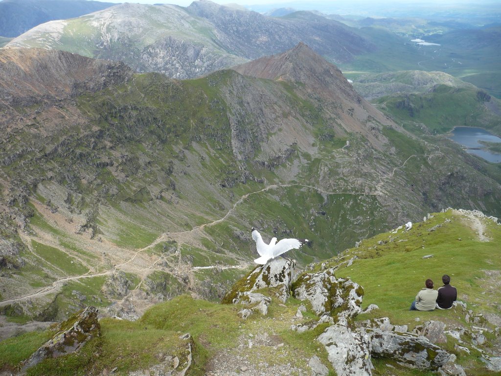 View from Snowdon summit by HazelAgnes