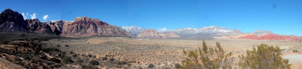 Red Rock Canyon Panorama by worldharmony