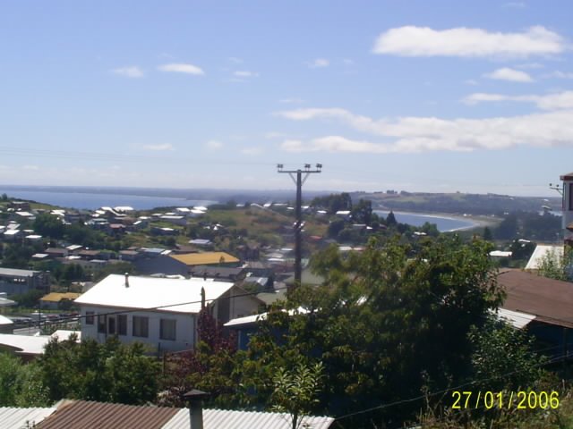 Vista desde la 1ra igle Bautista de Ancud by tintisol