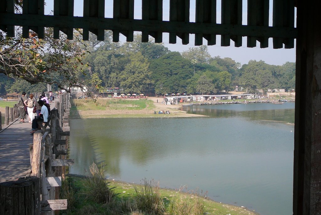 U Bein Bridge - built 1782. by Josip B.