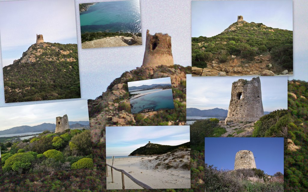 Collage of sea towers views by Sarduseu Sutidu