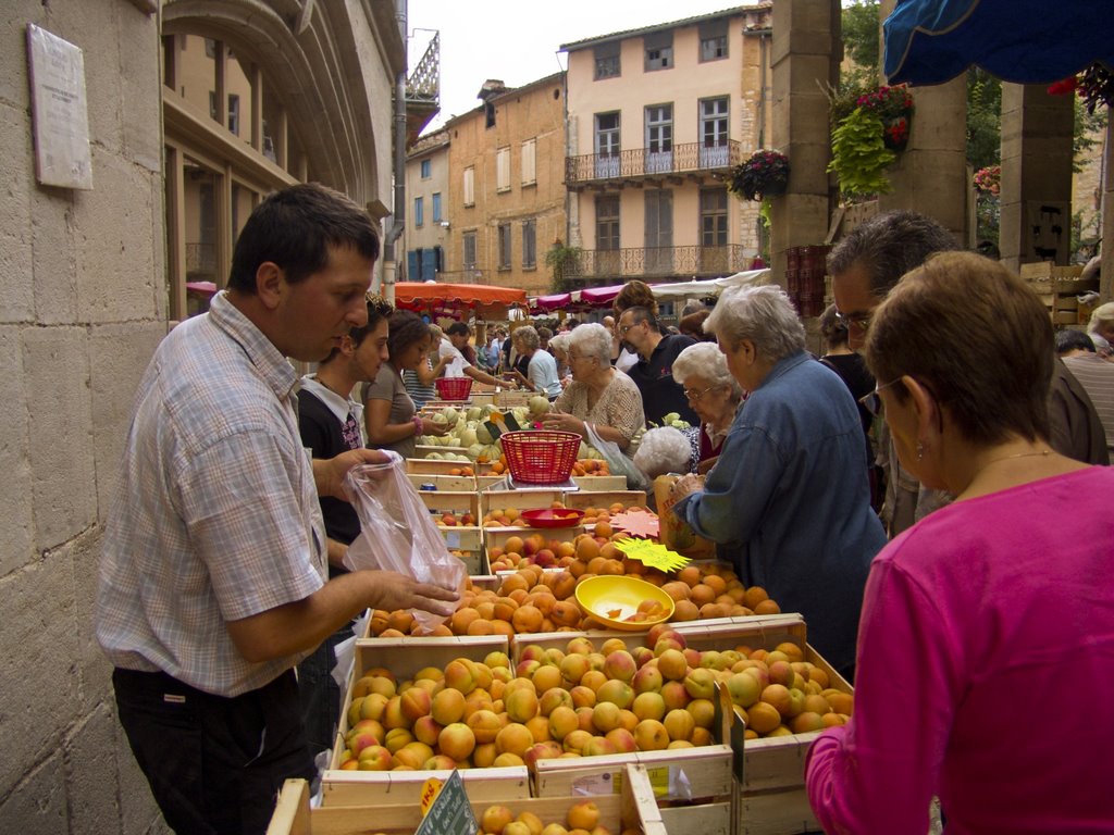 France - St. Antonine - French Market by Piotr Cwiklinski