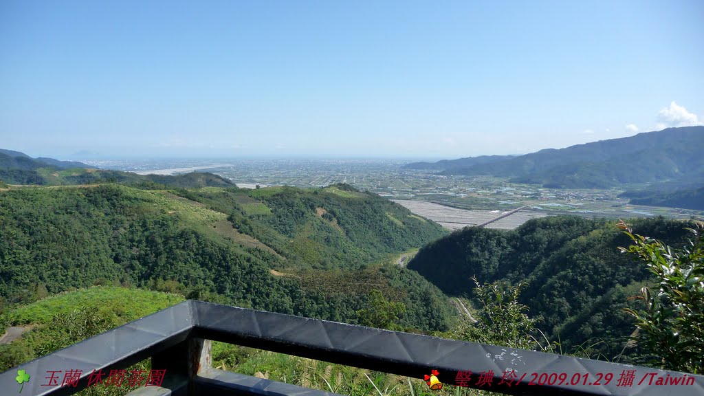 大同鄉 松羅村 - 觀光 休閒 茶園 - 遠望 蘭陽溪 . 蘭陽平原 by 蔬食 忍辱  禪定