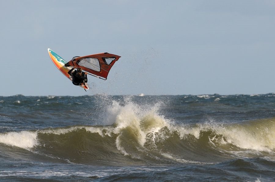 Windsurfing - Łeba "sicret spot" 2008.10 by Mariusz Malinowski