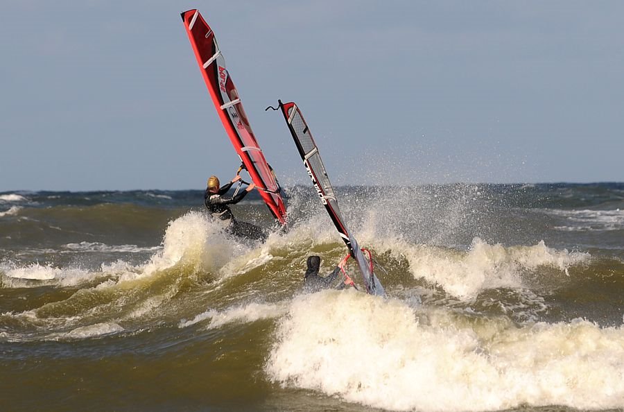 Windsurfing - Łeba "sicret spot" 2008.10 by Mariusz Malinowski