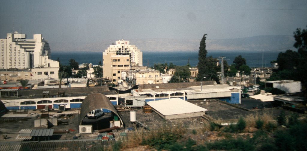 Tiberias and Lake Kinneret, 3 May 2004 by Johanan Järvinen