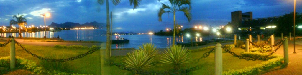 Rio de Janeiro visto do Baymarket ao anoitecer by Carlinhos Viana