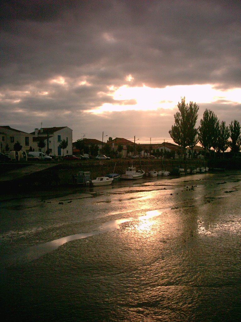 Port de riberou au coucher du soleil by coolio51