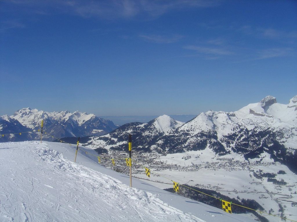 Panorama de Leysin depuis le Chamossaire by David Vaucher