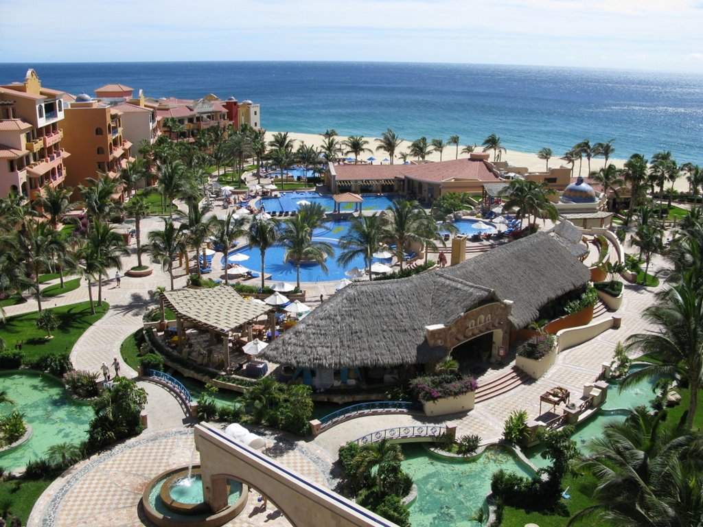 Playa Grand Resort, pool area, Cabo, Mexico by L ALLAN YAKE