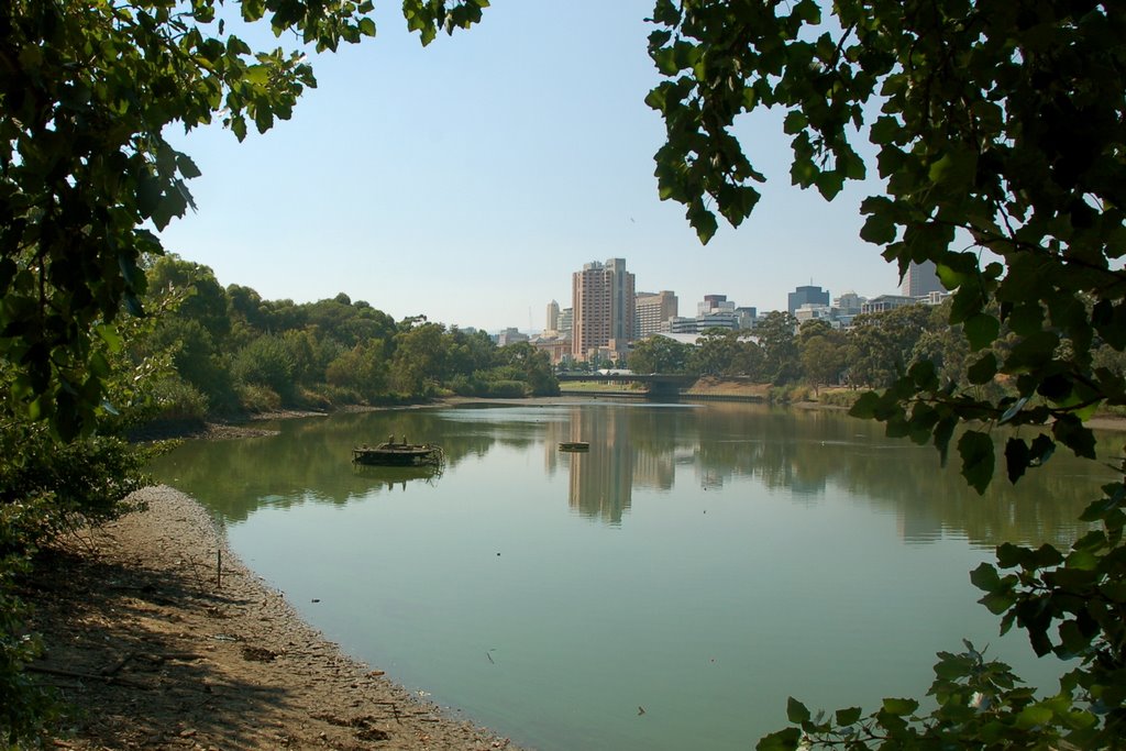 Torrens lake from weir by Darcy O'Shea