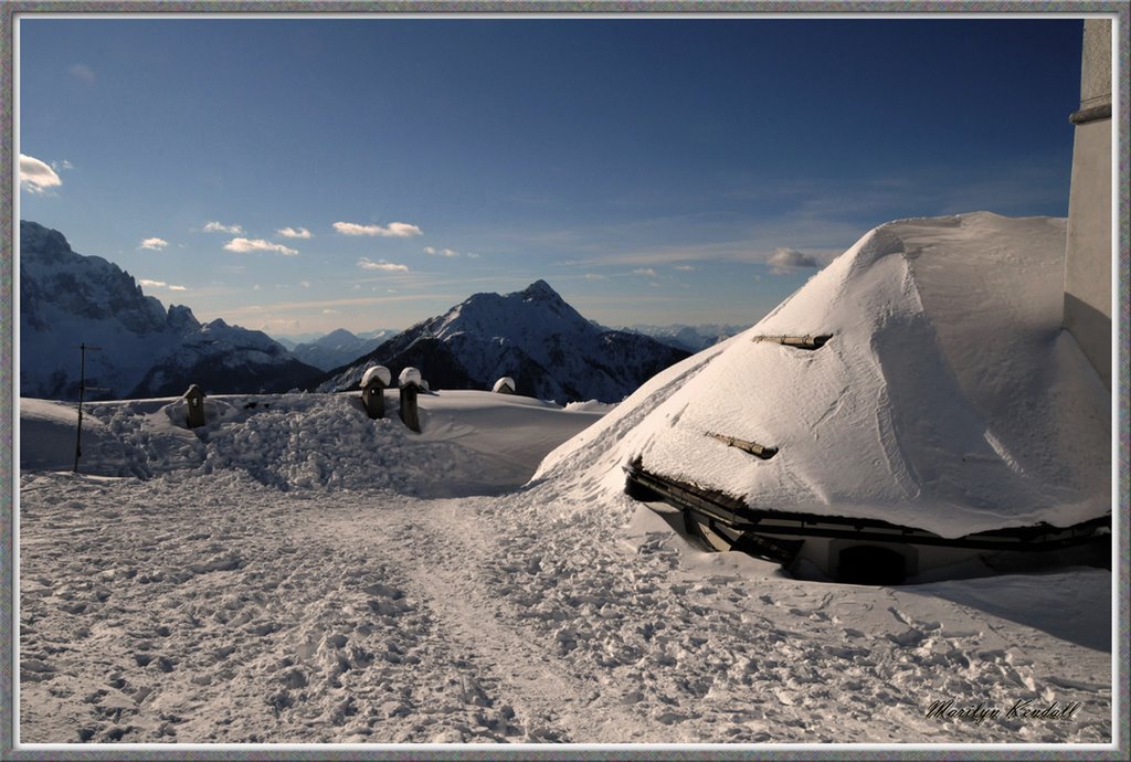 Santuario Monte Santo di Lussari - sepolto dalla neve by ► © Marilyn Kendall