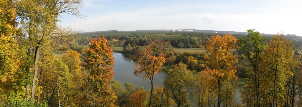 Vaizdas iš Verkių rūmų parko rudenį (View from the Verkiai Palace park, autumn) 2008.10.05 by Eimantas V.