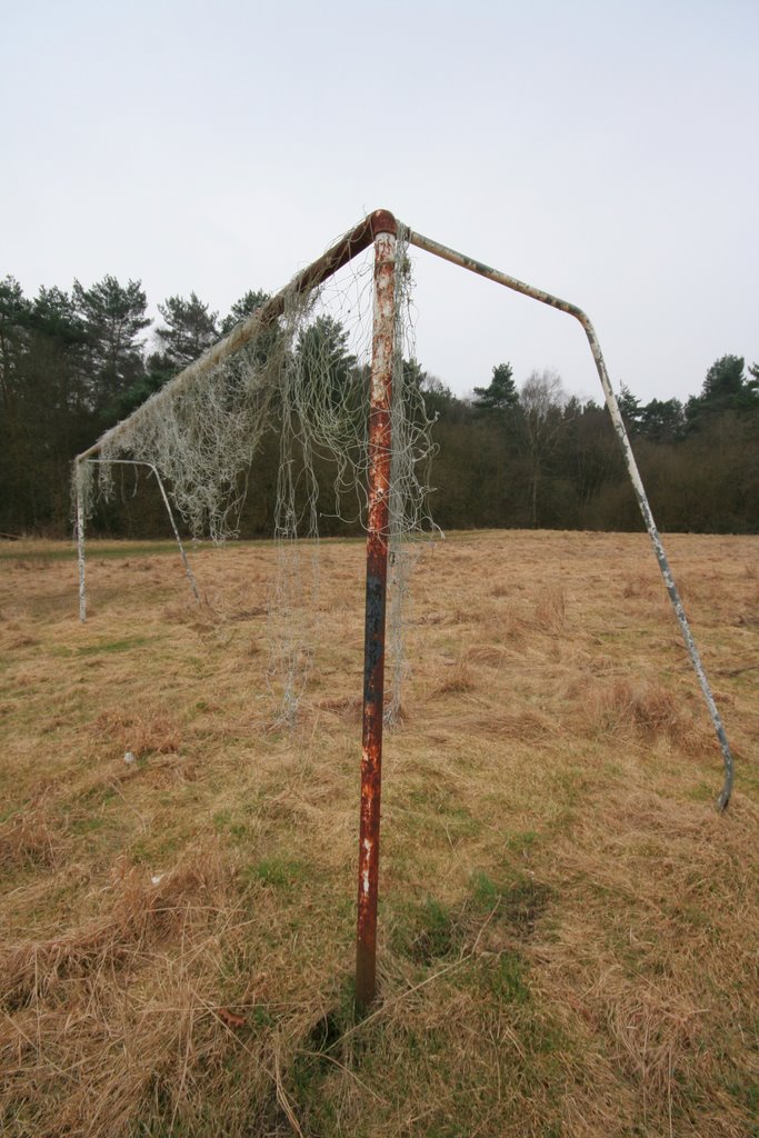 Last Goal Post on Allens Field by jonnyharry