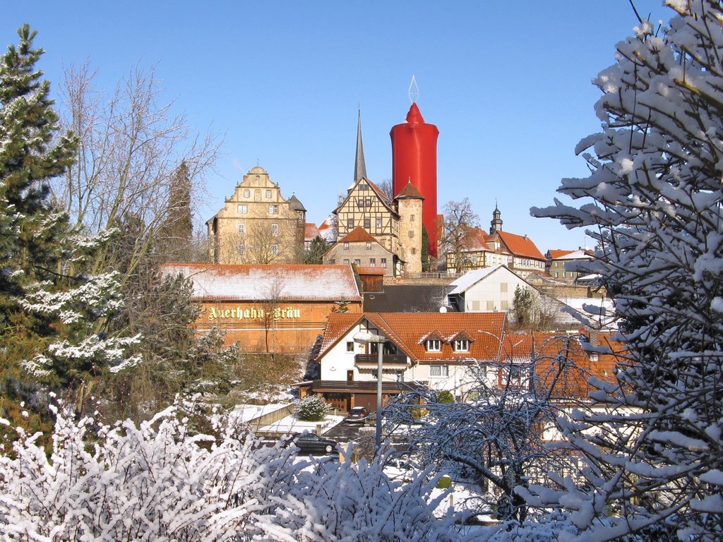 Burgenblick mit Kerze by WaGis