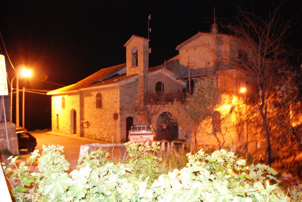 Agropoli - Chiesa e ex Convento di San Francesco ...di notte 2 by Carlo I.