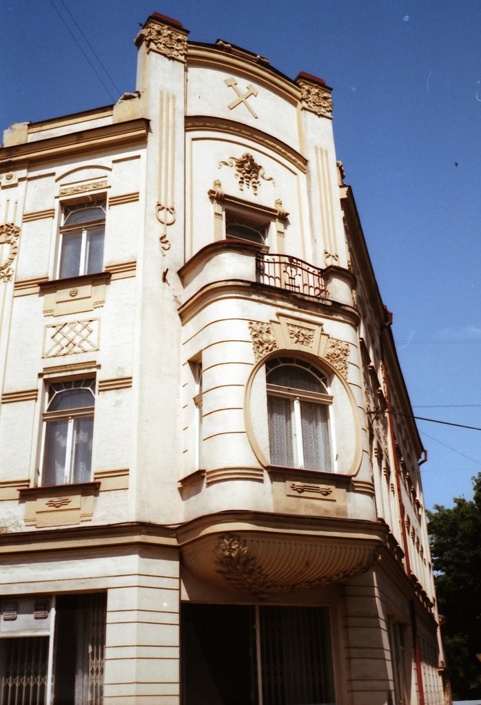 Falkenau/Sokolov - Ehemaliges Hotel Plass (1990) by Siegfried Träger