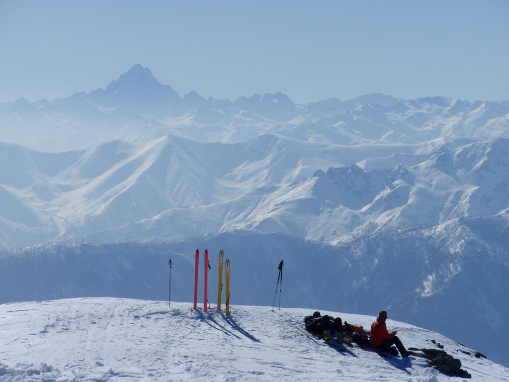 Monviso from Sbaron peak by Cittadini