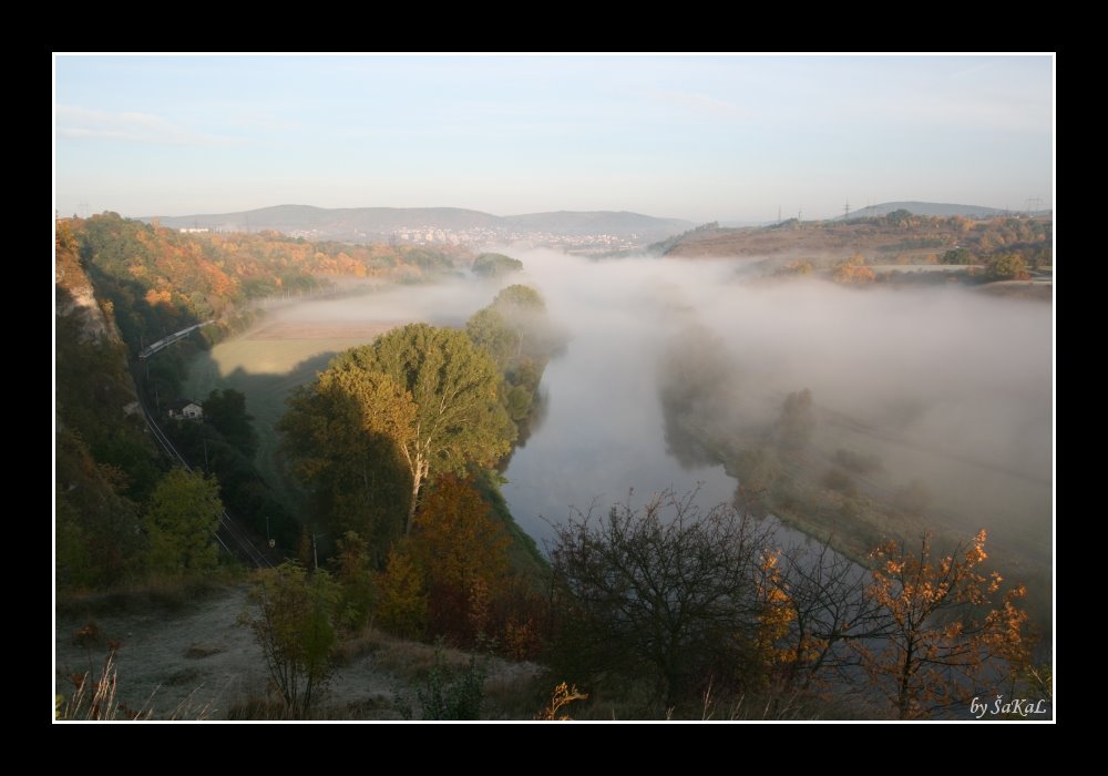 Berounka River from Tetín by SaKaLovo