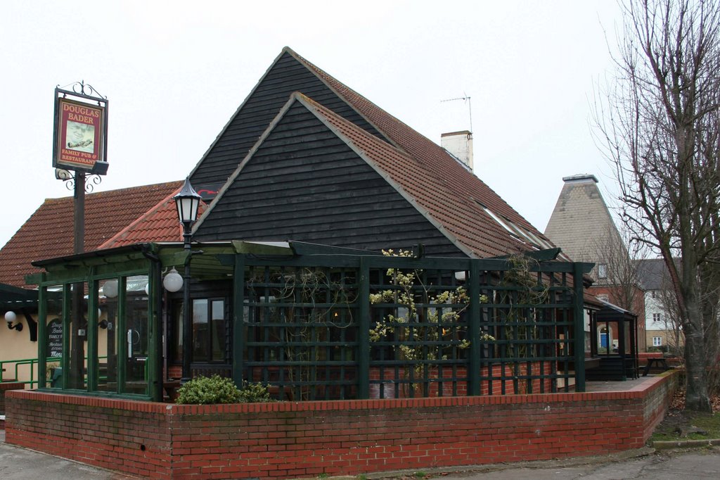 The Douglas Bader Pub, (next to part of the old runway) by Gavin Hamilton