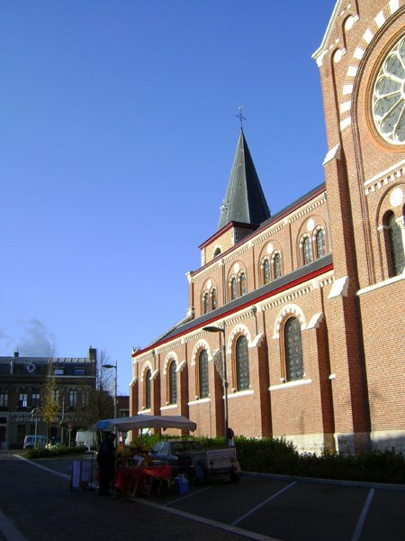 Eglise St Piat de Roncq by Kickray