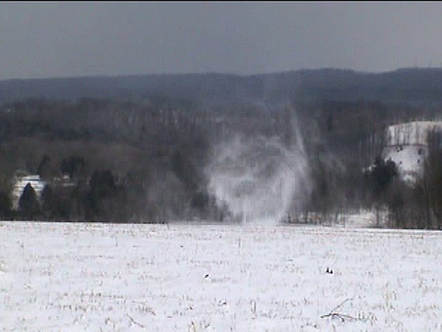 Huge Snow Devil by Ron Shawley